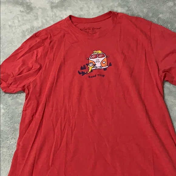 Vintage Life Is Good Road Trip Shirt 